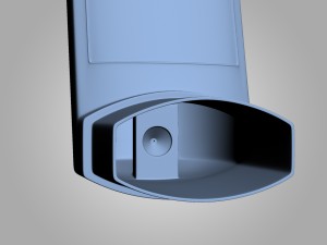 fostair asthma inhaler Model 3D