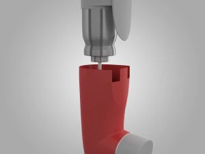 vannair asthma inhaler 3D Model