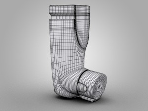 vannair asthma inhaler 3D Модель