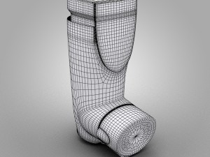 vannair asthma inhaler 3D Модель