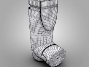 vannair asthma inhaler 3D Model