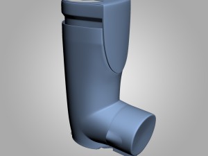 vannair asthma inhaler 3D Модель