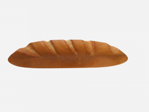 bread white Modelo 3D