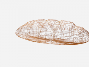 bread white Modelo 3D