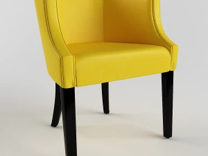 椅子の花 3Dモデル