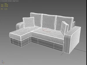 corner sofa 3D Model