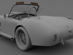shelby cobra 427 s-c 1967 3D 모델