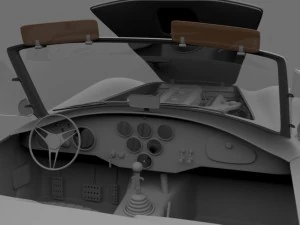 shelby cobra 427 s-c 1967 3D Model