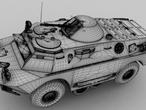 brdm 2 3D Model