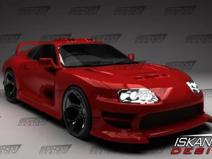 टोयोटा सुप्रा 1999 3D मॉडल