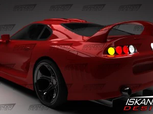 toyota supra 1999 3D Model