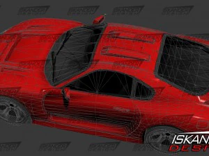 toyota supra 1999 3D Model
