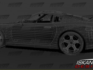 toyota supra 1999 3D Модель