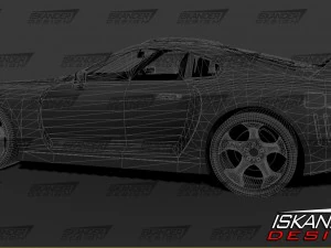 toyota supra 1999 3D Model