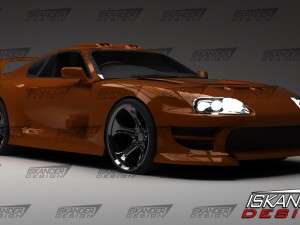 toyota supra 1999 3D Модель