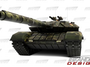 t-14 armata iskander-3m russian battle futuristic 3D Model