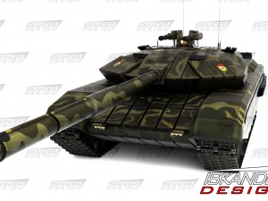 t-14 armata iskander-3m russian battle futuristic 3D Model