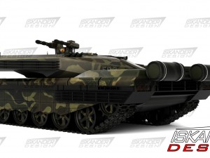 t-14 armata iskander-3m russian battle futuristic 3D Model