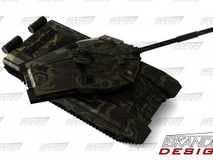 t-14 armata iskander-3m russian battle futuristic 3D Model