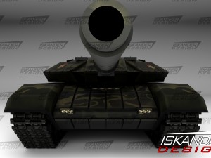 t-14 armata iskander-3m russian battle futuristic 3D Model