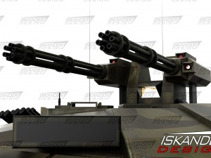 t-14 armata iskander-3m russian battle futuristic 3D Model