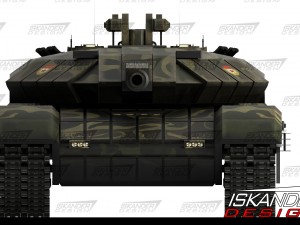 t-14 armata iskander-3m russian battle futuristic 3D Model