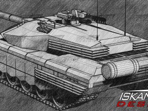 t-14 armata iskander-3m russian battle futuristic 3D Model