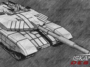 t-14 armata iskander-3m russian battle futuristic 3D Model