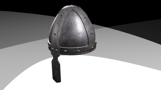 norman noseguard helmet Modello 3D .c4d .max .obj .3ds .fbx .stl .blend