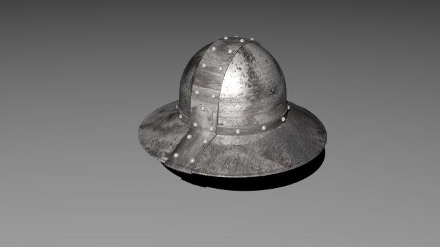 kettle helmet Model 3D .c4d .max .obj .3ds .fbx .stl .blend 