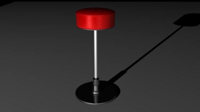 barstool Model 3D .c4d .max .obj .3ds .fbx .stl .blend 