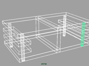modern living room table 3D 模型