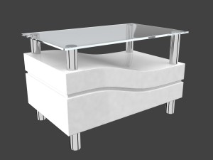 modern living room table 3D 모델