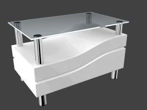 modern living room table 3D Model