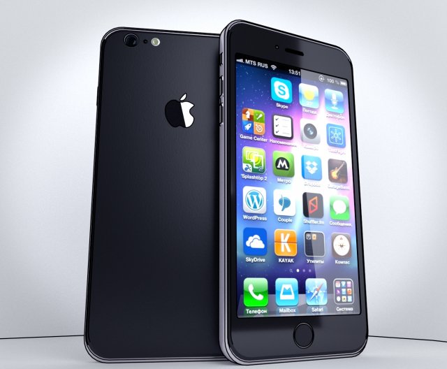 iphone 3D मॉडल .c4d .max .obj .3ds .fbx .stl .blend 