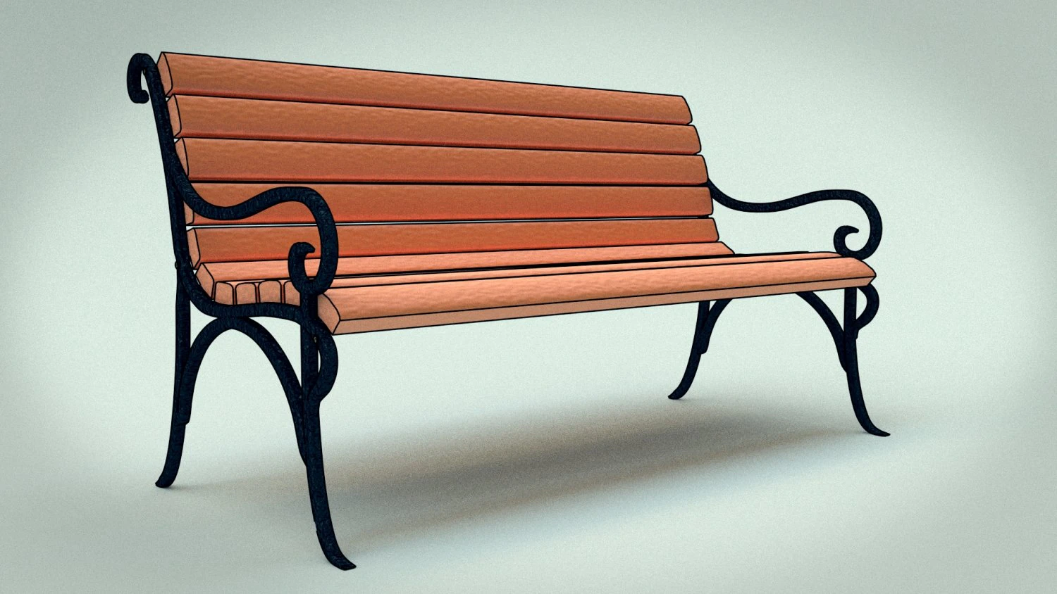 bench 3D Model .c4d .max .obj .3ds .fbx .stl .blend 
