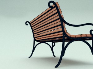 bench 3D Модель
