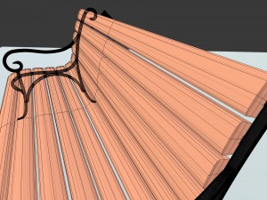 bench 3D Модель