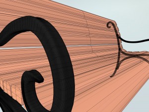 bench 3D Модель