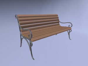 bench 3D Модель