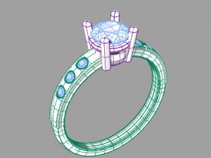 the ring 01 3D Print Model