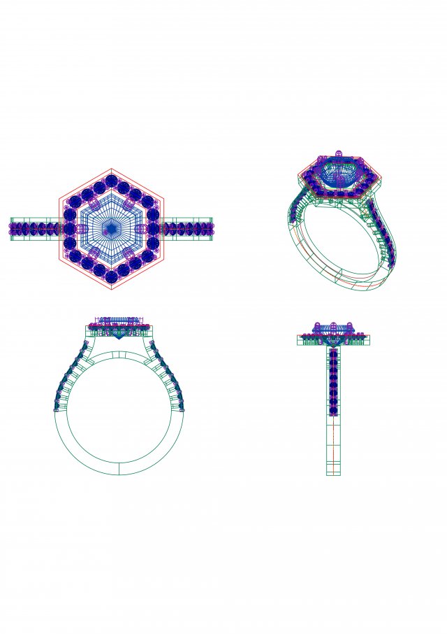 Download custom gem halo 3D Model