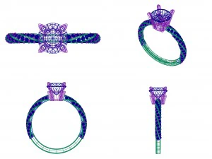 twisted ring 3D Print Model
