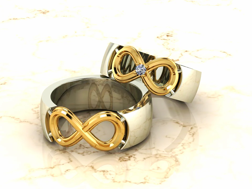 wedding band 3D Print Model .c4d .max .obj .3ds .fbx .stl .blend 