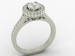 engagement beautiful ring 3D Принт Модель