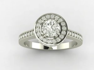 engagement beautiful ring 3D Print Model