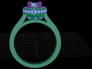 engagement beautiful ring 3D Print Model