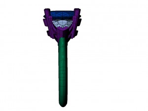 3 stone ring 3D Baskı Modeli