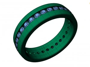 chanel bend ring 3D Print Model