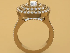 engagement diamond beautiful ring 3D Print Model